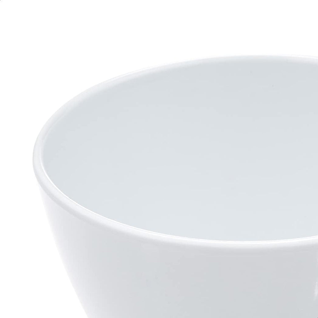 Amazon Basics Round Melamine Bowl  8 oz  White  6 Piece Set