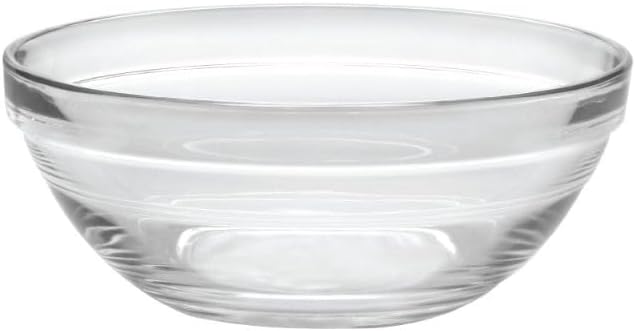 Duralex Lys clear Stackable Bowl  Diameter - 5 1/2”  Height - 2 1/4”  Capacity -16 7/8 oz - 50 cl  pack of 6