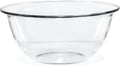 Red Co. 10.5” Dia Round Clear Glass 3 Qt Mixing Prep and Serving Bowl  Large