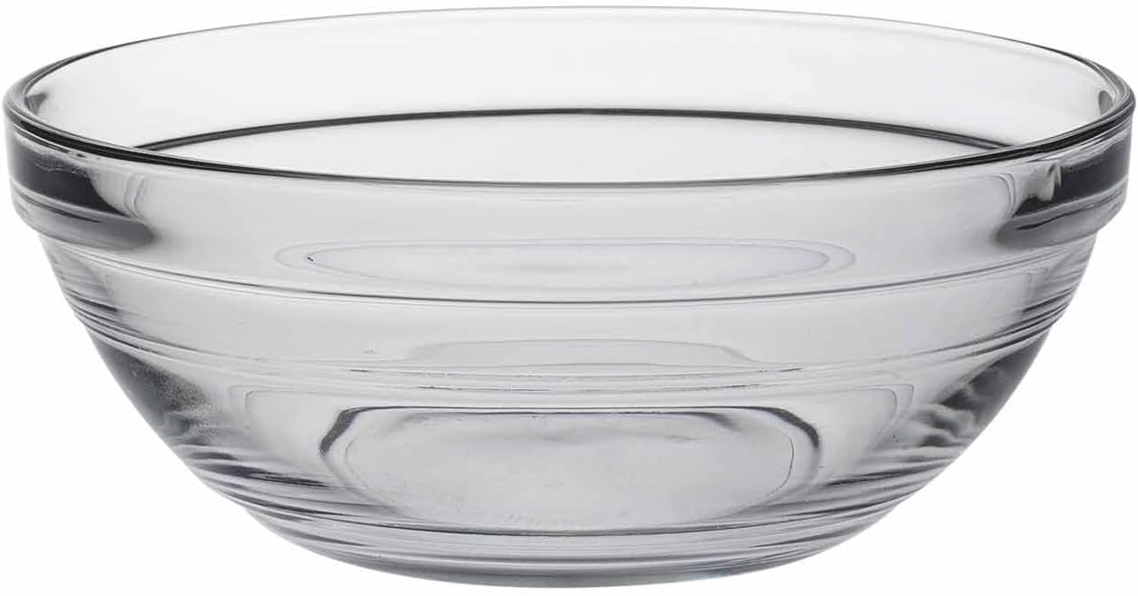 Duralex Le Gigogne Stackable Clear Bowl  1 Quart / 32 Ounces - Set of 6