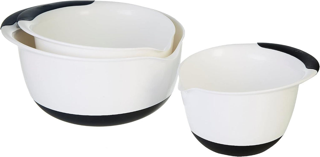 OXO 3 Piece Mixing Bowl Set Plastic Asst  3 EA