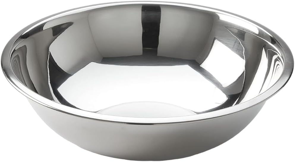 American Metalcraft 16" Stainless Steel Mixing Bowl - 13-Quart Durable Metal Bowls for Mixing  Large Stainless Steel Bowl