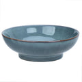 10" Decorative Bowl Ceramic Fruit Bowl for Kitchen Counter Coffee Table  Dining Room Table Centerpiece Bowel Entryway Key Holder & Jewelry Organizer (Ocean Blue)