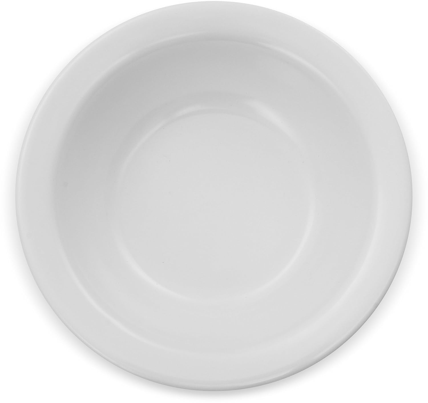 Carlisle FoodService Products Dallas Ware Reusable Plastic Bowl Fruit Bowl for Buffets  Home  and Restaurants  Melamine  4.75 Ounces  White  (Pack of 48)