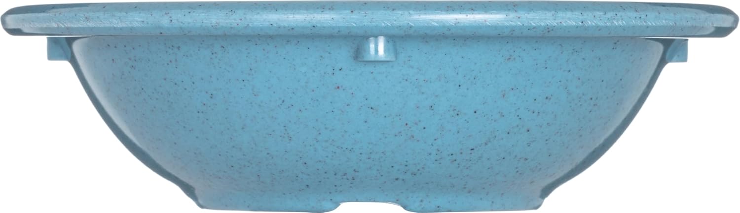 Carlisle FoodService Products Kingline Reusable Plastic Bowl Fruit Bowl with Rim for Home and Restaurant  Melamine  4.75 Ounces  Sandshade  (Pack of 48)