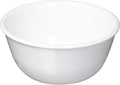 Corelle Vitrelle 12-oz Dessert Bowls  Set of 8 Chip & Crack Resistant Bowls  Great For cereal  Ice Cream  rice  soup  Ceramic Dessert Bowls Set  Winter Frost White
