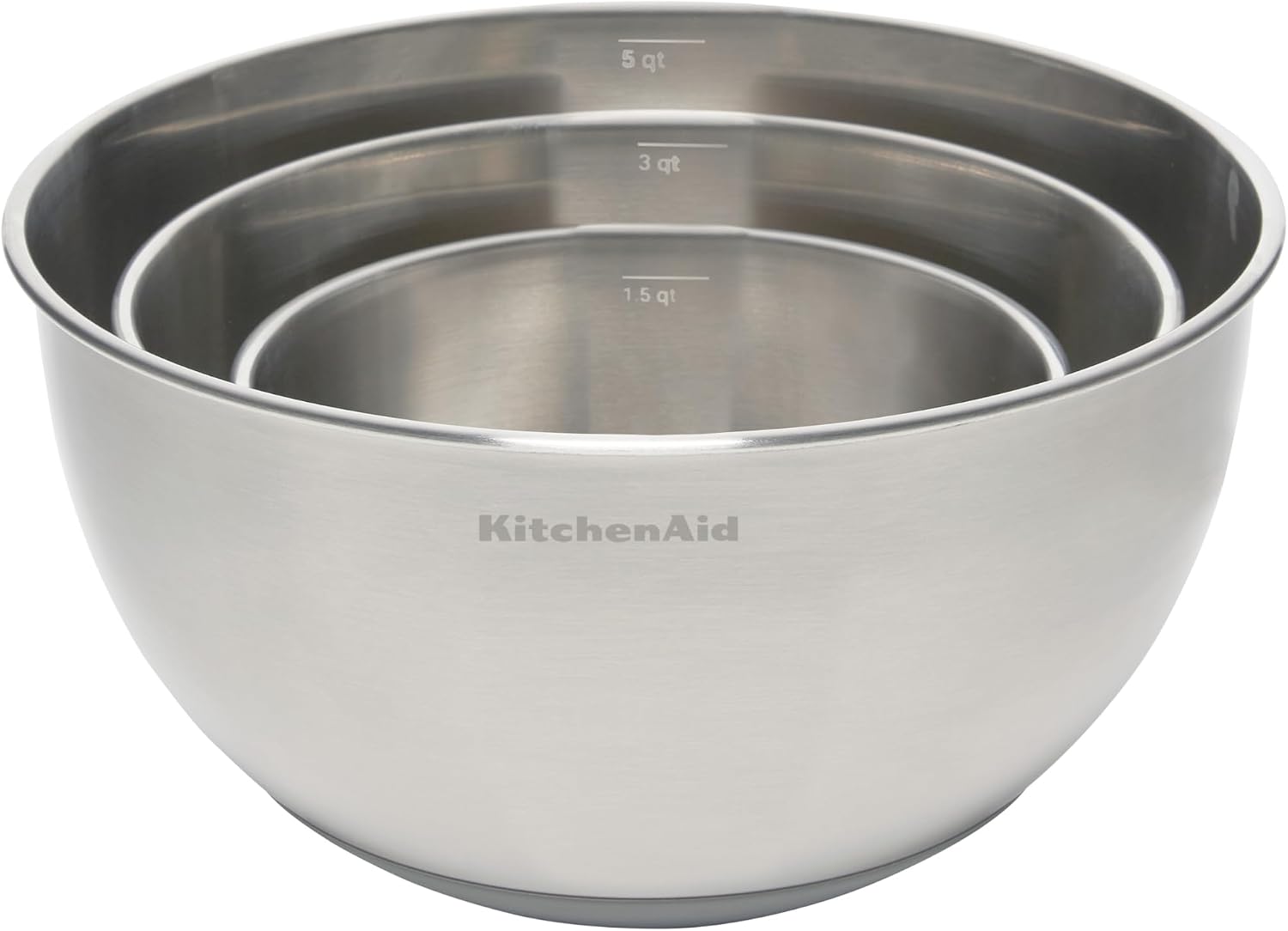 KitchenAid Stainless Steel Mixing Bowls  Set Of 3