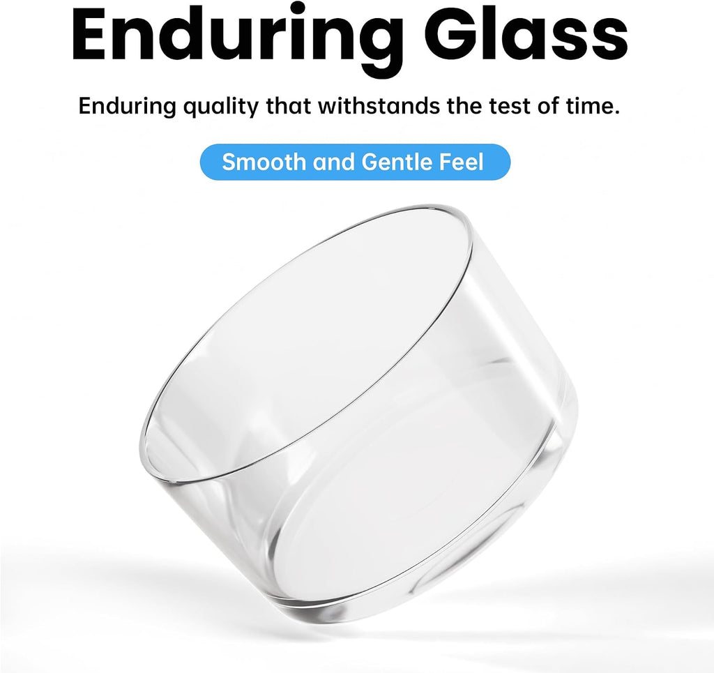 Glass Salad Bowl - Versatile 118oz Trifle and Fruit Bowl - Elegant & Long-Lasting for Serving Salads  Dessert