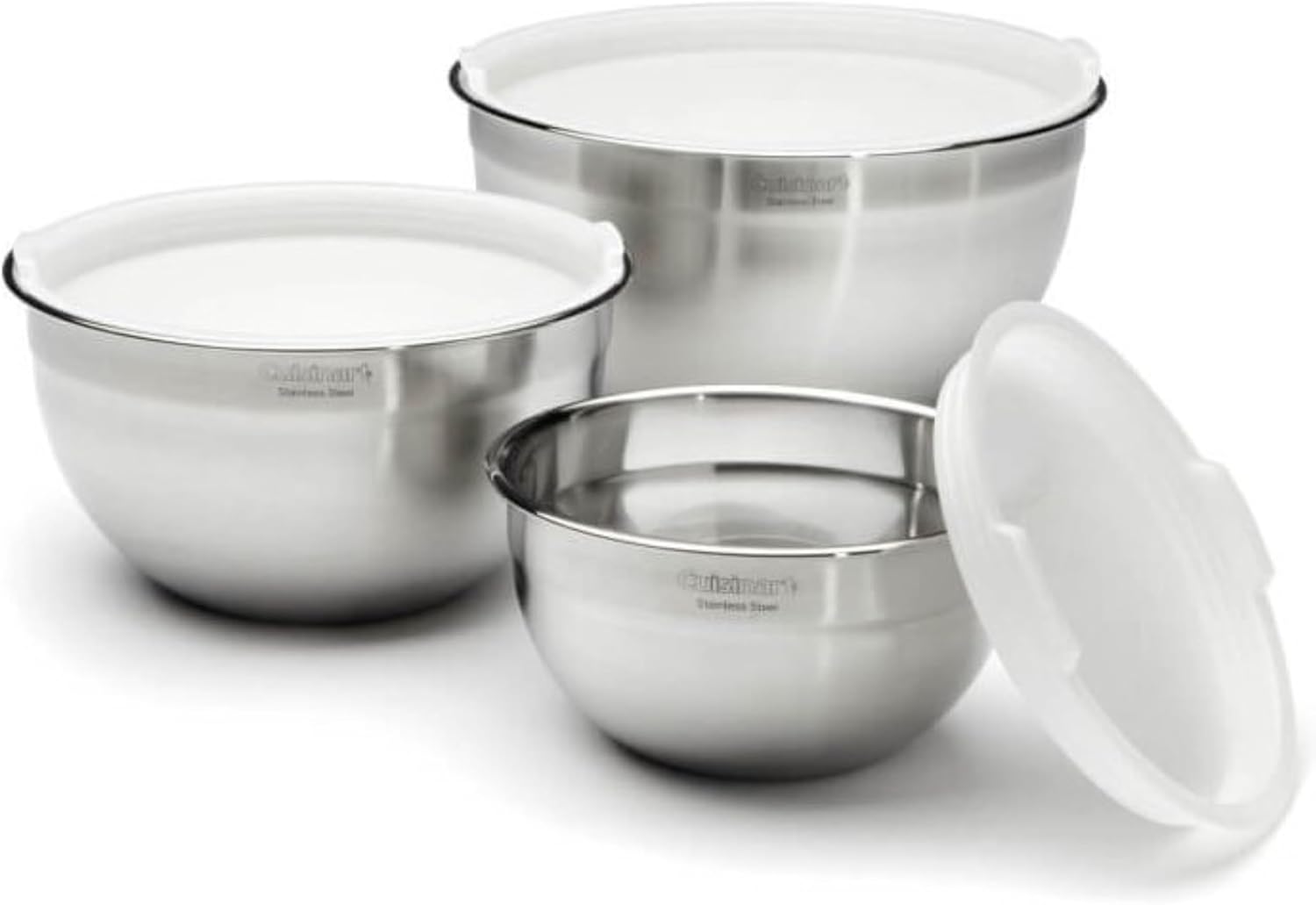 Cuisinart Mixing Bowl Set  Stainless Steel  3-Piece  CTG-00-SMB