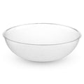 Carlisle FoodService Products 721507 Round Pebbled Salad Serving Bowl  11 Quart  Clear