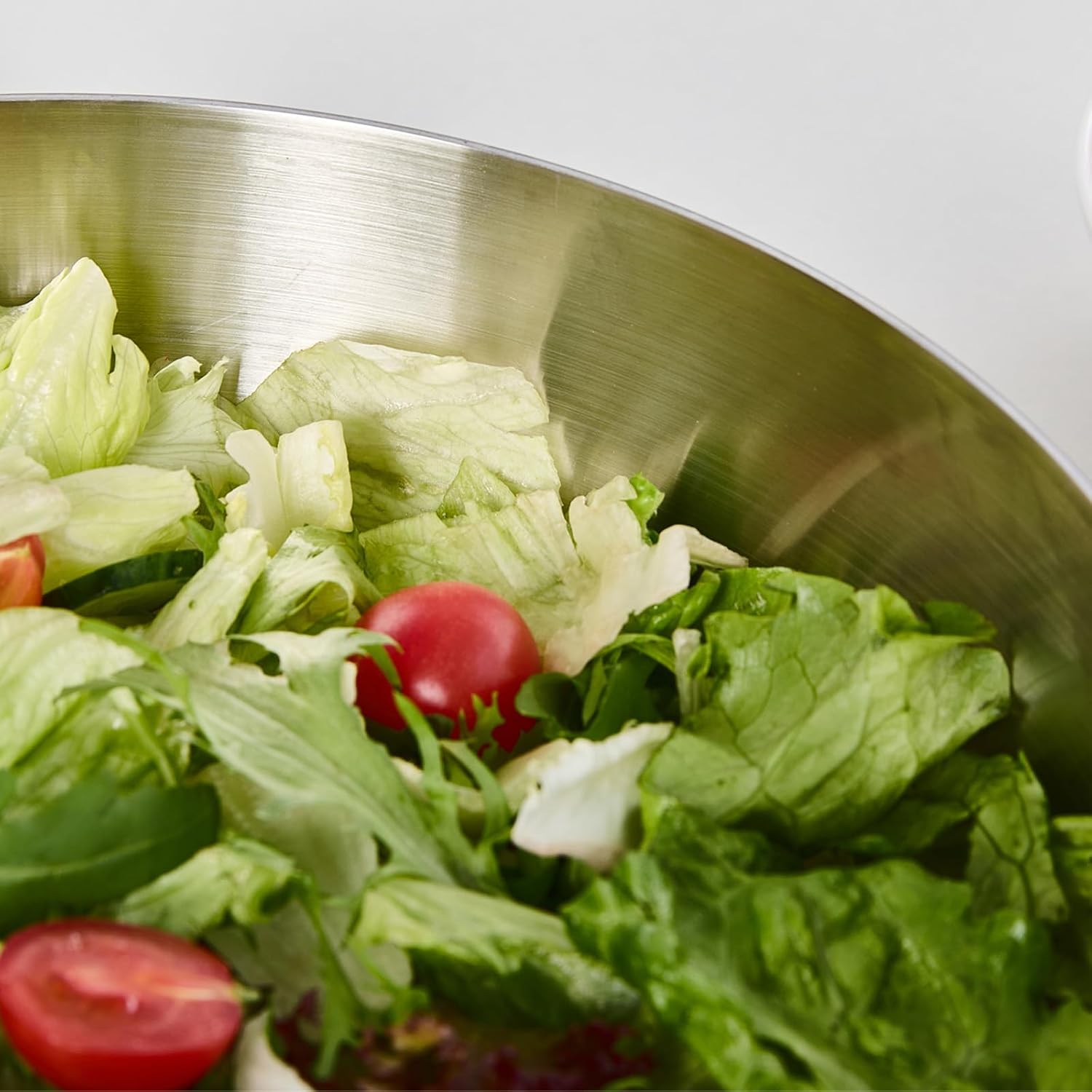 150oz Stainless Steel Hammered Salad Bowl  Large Fruit Popcorn Serving Bowl