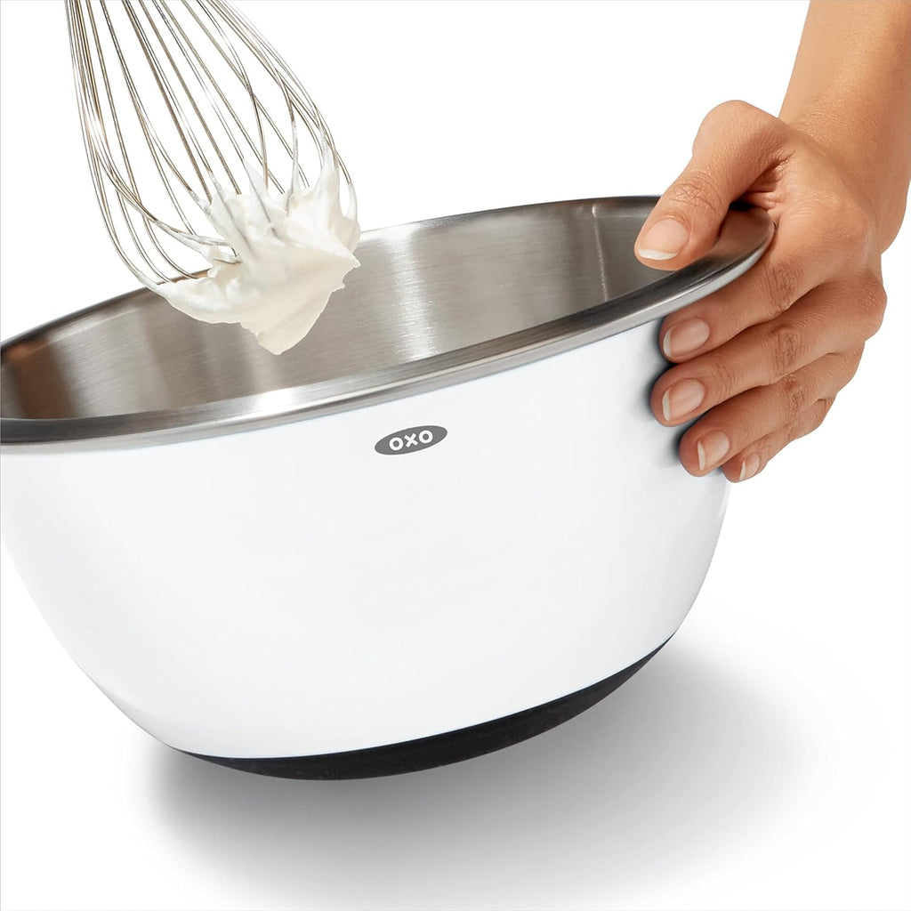 OXO Good Grips 3-Piece Stainless-Steel Mixing Bowl Set