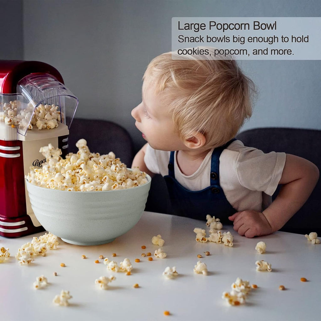 Homestockplus [Set of 6] 68 Oz Salad Bowls Large Serving Bowls Unbreakable Ramen Bowl for Salad  Soup  Ramen  Noodle  Oatmeal  Snack Apply to Kitchen  Freezer Dishwasher & Microwave Safe