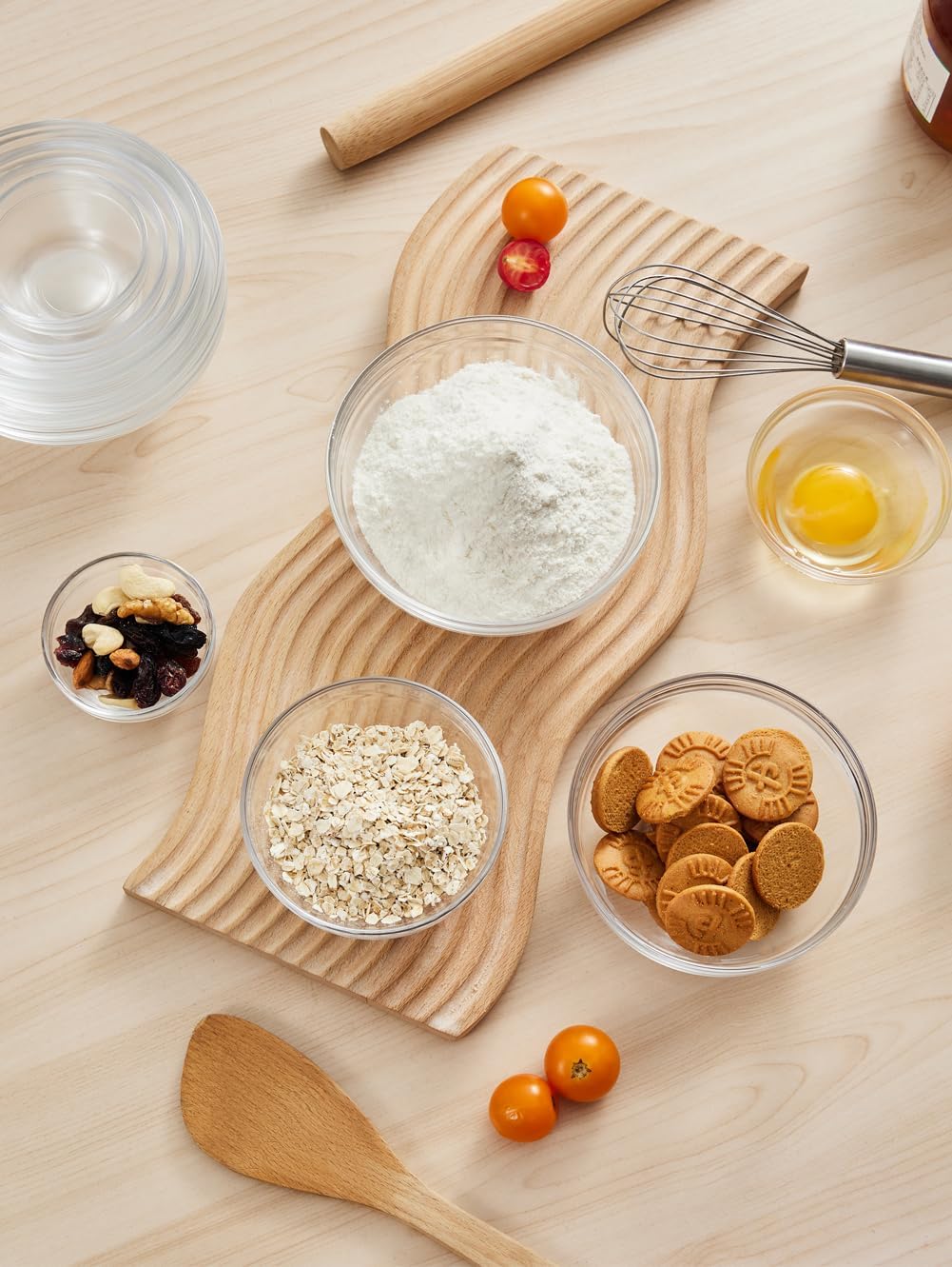 Sweejar 5.5 inch Glass Soup Bowls Set  20 oz Cereal Bowls  Bowls Set for Cereal Soup Salad Pasta Rice Oatmeal  9 pack