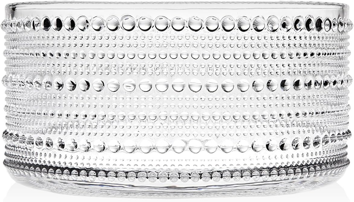 Godinger Serving Bowl  Crystal Glass Salad Bowl - Lumina