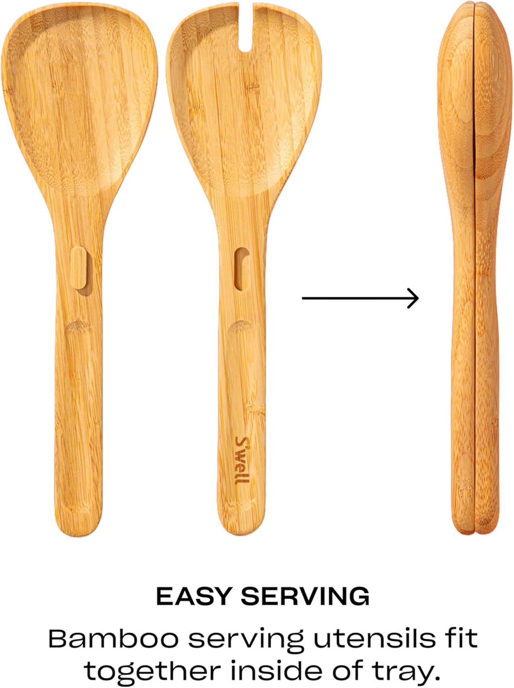 S'well Stainless Steel Salad Bowl Kit XL 184oz  Angel Food  Includes 5oz Canister For Dressing  Serving Utensils  and Removable Tray  Leakproof  Easy to Clean  Dishwasher and Refrigerator Safe
