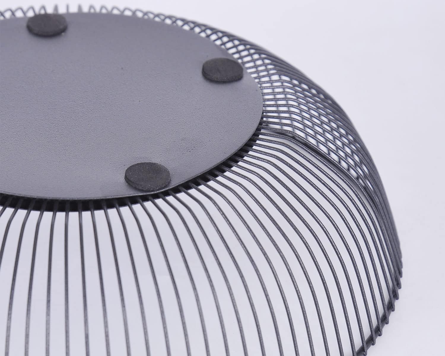 IBWell Black Wire Fruit Basket Fruit Bowl Kitchen Fruit Basket Stand Fruit Bowls for the Counters Metal Fruit Bowl (Exposure)