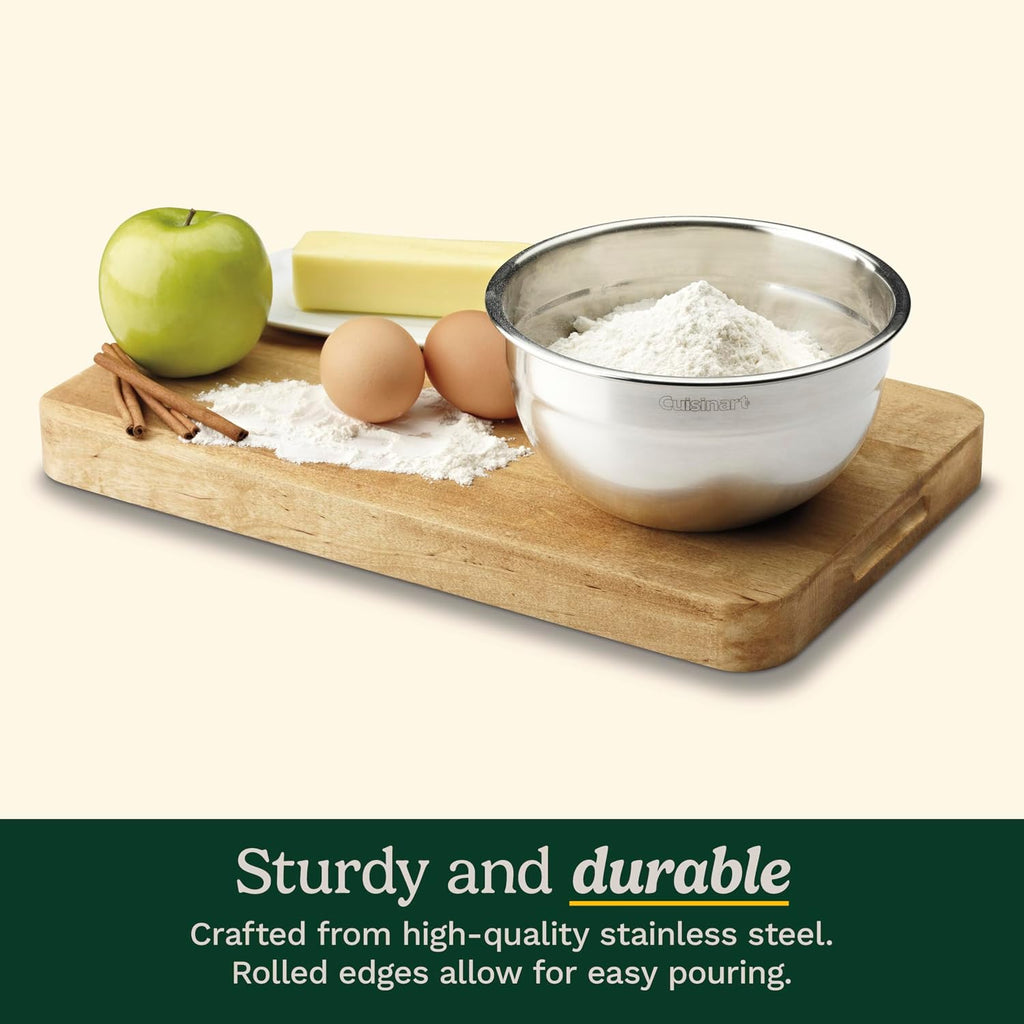 Cuisinart Mixing Bowl Set  Stainless Steel  3-Piece  CTG-00-SMB
