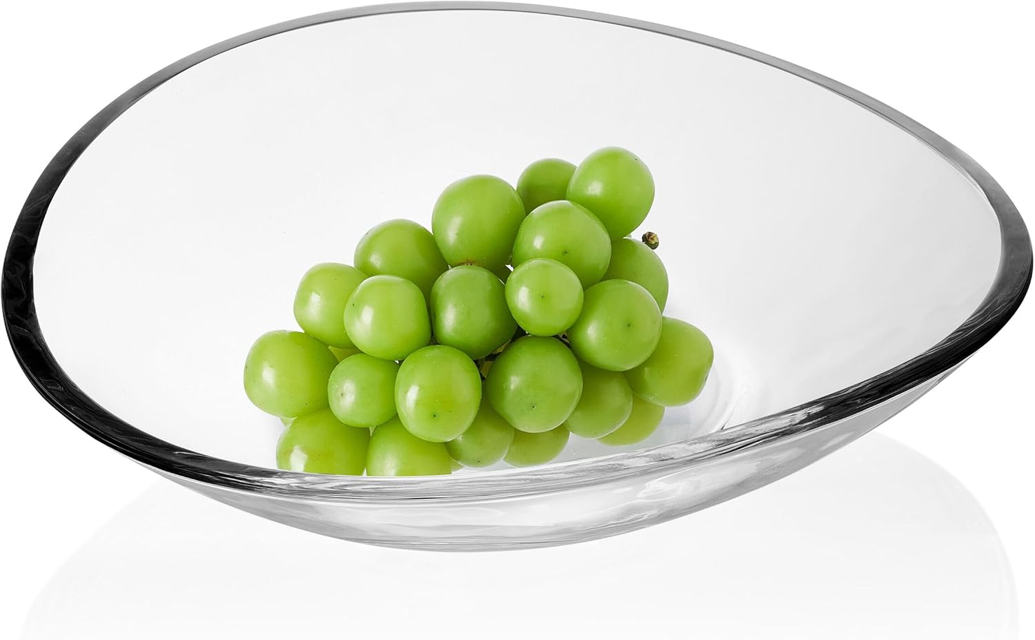 Mikasa Alister Crystal Glass Decorative Centerpiece Bowl  13.25 inch