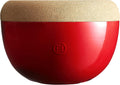 Emile Henry Deep Food Storage Bowl  10.6 x 7.3in  Burgundy