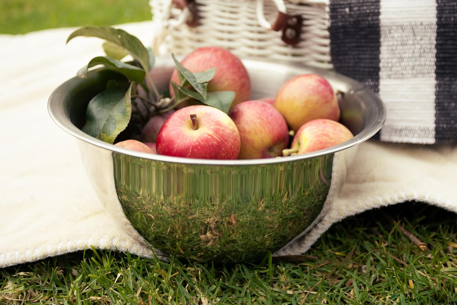 Fox Run Brands 2.75-Quart Stainless Steel Mixing Bowl  9 x 9 x 4 inches  Metallic