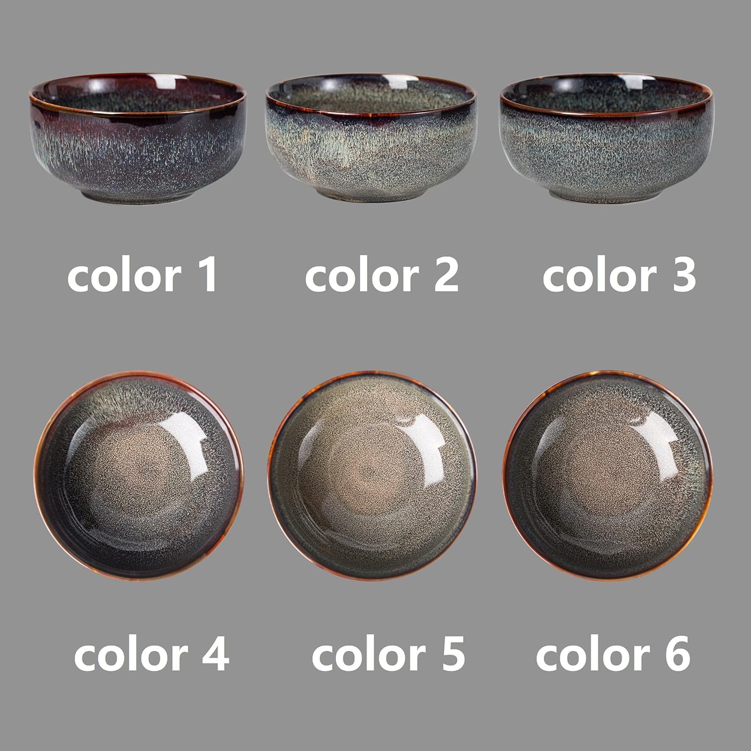 22 Ounce Serving Bowls Set - Ceramic Bowl Set of 2-5.75 inch for Salad  Soup Cereal Bowls for Kitchen